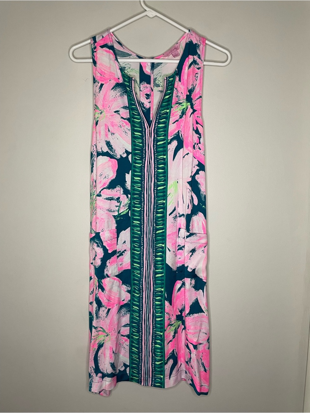 Lilly Pulitzer Carlotta Dress in Tidal Wave Pans Garden Size 6 - Picture 2 of 6